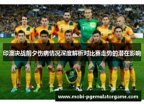 印澳决战前夕伤病情况深度解析对比赛走势的潜在影响
