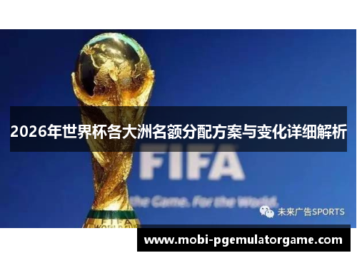 2026年世界杯各大洲名额分配方案与变化详细解析